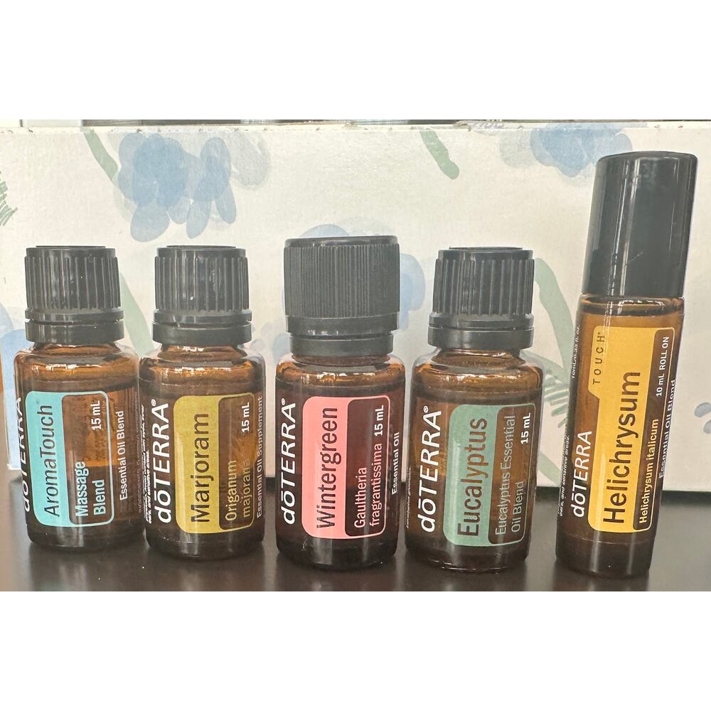 Set of 5 doTERRA Oils - Help with soreness and aches - NEW